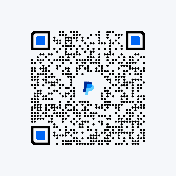PayPal donation QR code